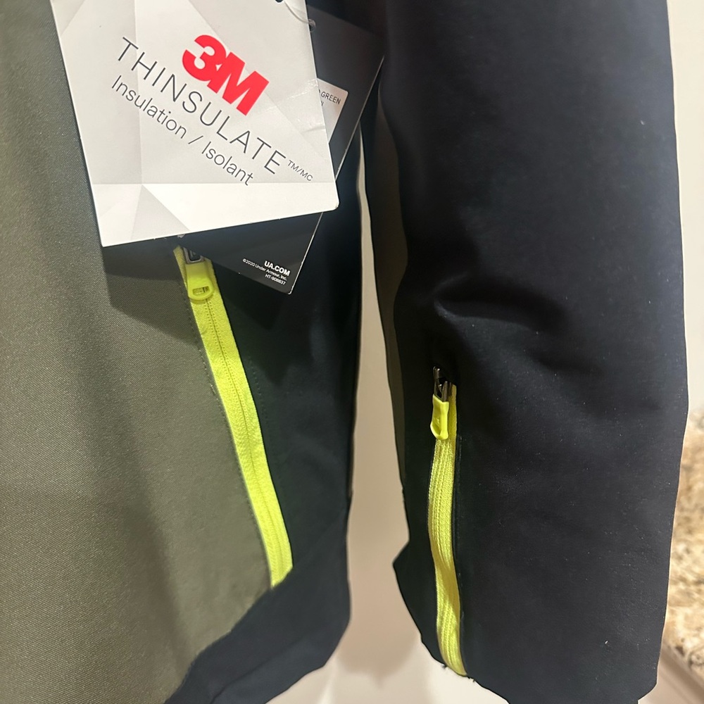 NWT Under Armour Storm Proof Kids Boys Youth Ski Jacket Coat Size M 10 12 - Picture 11 of 13